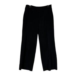 White House Black Market Dress Pants Womens 8S Black Straight Leg Stretch Career